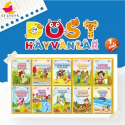 1. Sınıf Hikaye Kitabı Seti 10 Kitap Dost Hayvanlar Ay Çocuk Yayınları 1. Sınıf Hikaye Kitabı Seti 10 Kitap Dost Hayvanlar Ay Çocuk Yayınları