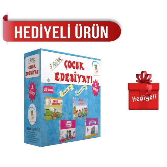 3. SINIF HİKAYE KİTABI SETİ ÇOCUK EDEBİYATI 40 KİTAP 5 RENK