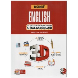 3D Yayınları 8.Sınıf İngilizce Gelişim İzleme ve Değerlendirme Simülasyonları 3D Yayınları 8.Sınıf İngilizce Gelişim İzleme ve Değerlendirme Simülasyonları