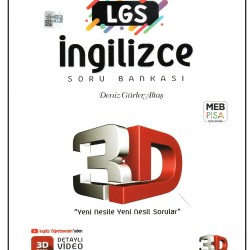 3D Yayınları 8.Sınıf İngilizce Soru Bankası