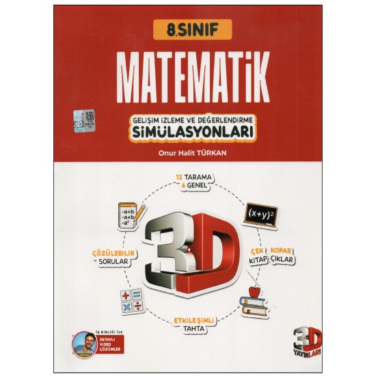 3D Yayınları 8.Sınıf Matematik Gelişim İzleme ve Değerlendirme Simülasyonları
