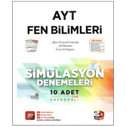 3D Yayınları AYT Fen Bilimleri Simülasyon Denemeleri