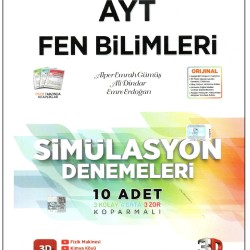 3D Yayınları AYT Fen Bilimleri Simülasyon Denemeleri
