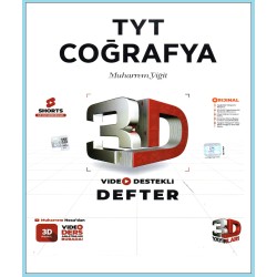3D Yayınları TYT Coğrafya Video Destekli Defter