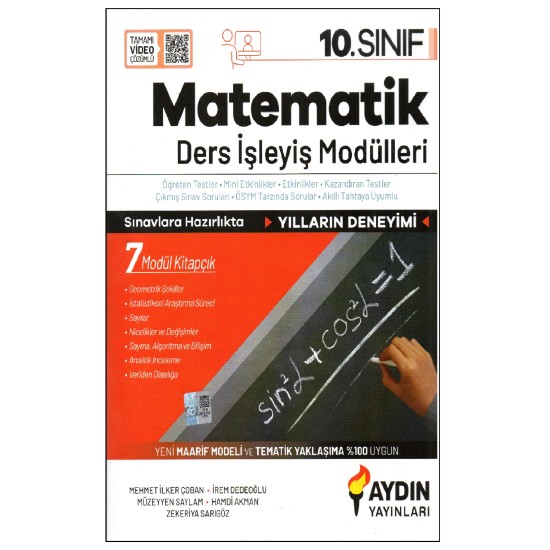Aydın 10. Sınıf Matematik Ders İşleyiş Modulleri Aydın 10. Sınıf Matematik Ders İşleyiş Modulleri