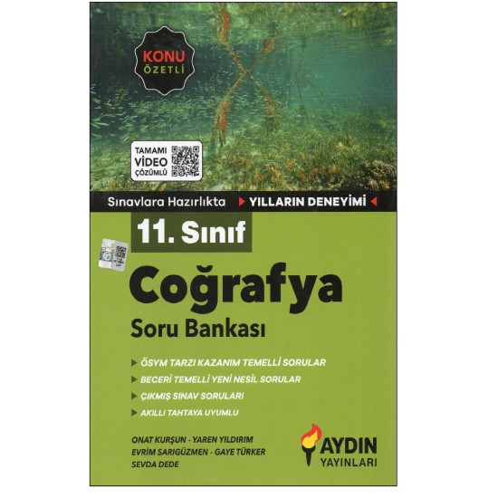 Aydın 11. Sınıf Coğrafya Soru Bankası