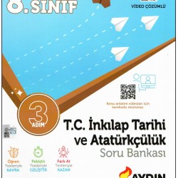 Aydın 8. Sınıf 3 Adım İnkılap Tarihi ve Atatürkçülük Soru Bankası Aydın 8. Sınıf 3 Adım İnkılap Tarihi ve Atatürkçülük Soru Bankası