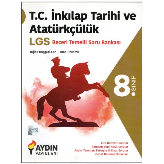 Aydın 8. Sınıf İnkılap Tarihi Beceri Temelli Soru Bankası 
