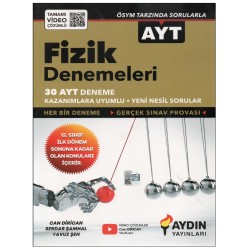 Aydın AYT Fizik Denemeleri 30 AYT Deneme 1.Dönem