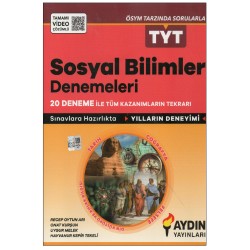 Aydın TYT Sosyal Bilimler 20 Deneme