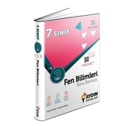 Aydın Yayınları 7. Sınıf Üç Adım Fen Bilimleri Soru Bankası