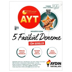 Aydın Yayınları AYT Fasikül Denemeleri 5 Deneme