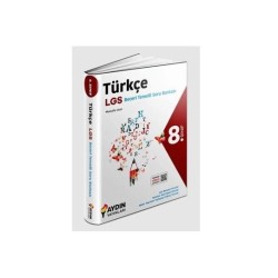 Aydın Yayınları LGS Türkçe Beceri Temelli Soru Bankası Aydın Yayınları LGS Türkçe Beceri Temelli Soru Bankası