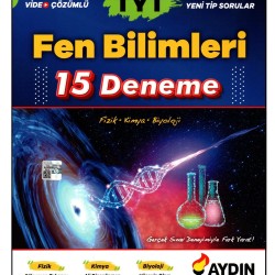 Aydın Yayınları TYT Fen Bilimleri 15 Deneme Aydın Yayınları TYT Fen Bilimleri 15 Deneme