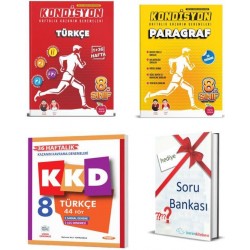 Kurmay 8. Sınıf KKD Türkçe + Newton Kondisyon Paragraf + Türkçe + Soru Bankası Hediye Kurmay 8. Sınıf KKD Türkçe + Newton Kondisyon Paragraf + Türkçe + Soru Bankası Hediye
