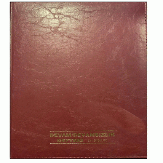 Öğretmen ve Memur Devam / Devamsızlık Defteri (31 Kişilik)