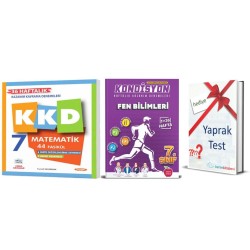 Kurmay Yayınları 7. Sınıf KKD Matematik+ Newton Kondisyon Fen Bilimleri + Yaprak Test Hediye