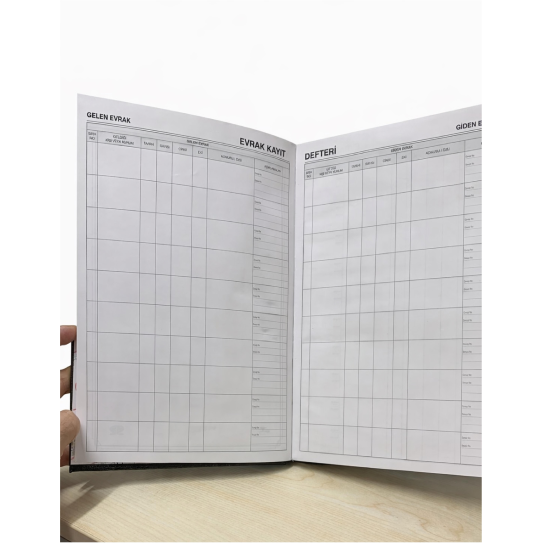 Evrak Kayıt Defteri (Gelen/Giden Evrak)