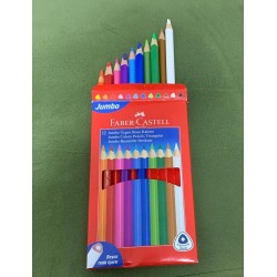 Faber-Castell  12'li Jumbo Üçgen Boya Kalemi