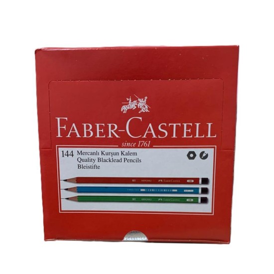 Faber-Castell Mercanlı 144'lü Kurşun Kalem Seti Gross Paket