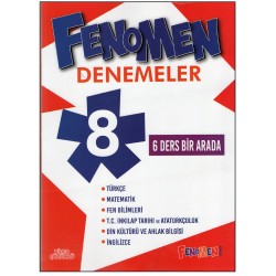 Fenomen 8.Sınıf Branş Denemeleri 6 Ders Bir Arada