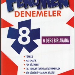Fenomen 8.Sınıf Branş Denemeleri 6 Ders Bir Arada