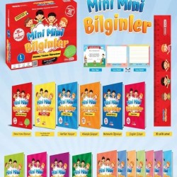 Kırmızı Beyaz 1. Sınıf  Mini Mini Bilginler Okuma Yazma Öğreniyor Okuma Yazma Seti 2025
