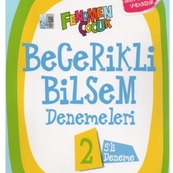 Fenomen 2.Sınıf Becerikli Bilsem 5'li Deneme+Hazırlık Kitabı