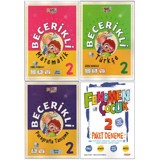 Fenomen 2.Sınıf Becerikli Set Soru Bankası+Paket Deneme