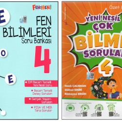 FENOMEN 4.FEN B. SORU B.+KIRMIZI BEYAZ ÇOK BİLMİŞ S. (2 KİTAP)