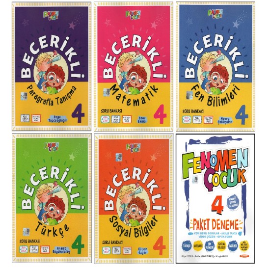 Fenomen 4.Sınıf Becerikli Set Soru Bankası+Paket Deneme Fenomen 4.Sınıf Becerikli Set Soru Bankası+Paket Deneme