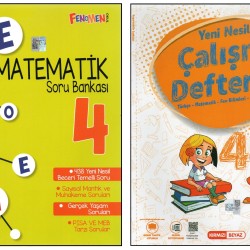 FENOMEN 4. SINIF MATEMATİK S.B.+KIRMIZI BEYAZ ÇALIŞMA DEFTERİM (2 KİTAP)