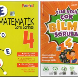 FENOMEN 4. SINIF MATEMATİK S.B.+KIRMIZI BEYAZ ÇOK BİLMİŞ SORULAR (2 KİTAP)