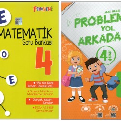FENOMEN 4. SINIF MATEMATİK S.B.+KIRMIZI BEYAZ PROBLEMLERDE YOL ARKADAŞIM (2 KİTAP)