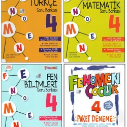 FENOMEN 4. SINIF TÜRKÇE+MATEMATİK+FEN B.+PAKET DENEME (4 KİTAP)