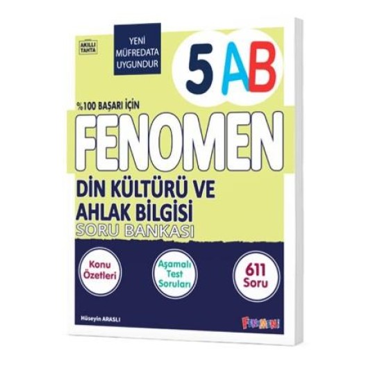 Fenomen 5. Sınıf Din Kültürü Ahlak Bilgisi (AB) Soru Bankası Fenomen 5. Sınıf Din Kültürü Ahlak Bilgisi (AB) Soru Bankası