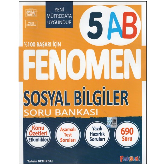 Fenomen 5.Sınıf 5AB Sosyal Bilgileri Soru Bankası Fenomen 5.Sınıf 5AB Sosyal Bilgileri Soru Bankası