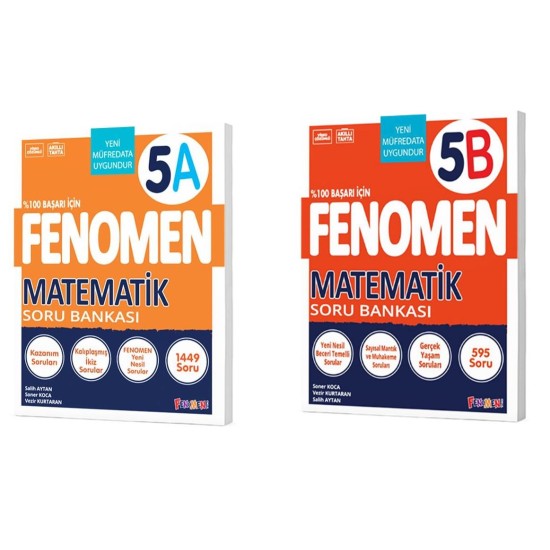 Fenomen 5. Sınıf Matematik (A) Ve (B) Soru Bankası (2 Kitap) Fenomen 5. Sınıf Matematik (A) Ve (B) Soru Bankası (2 Kitap)