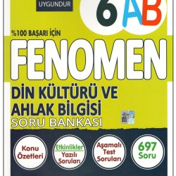 Fenomen 6.Sınıf 6AB Din Kültürü Ve Ahlak Bilgisi Soru Bankası