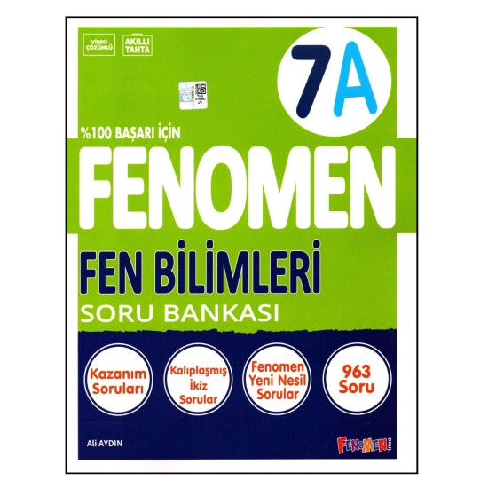 Fenomen 7. Sınıf 7A Fen Bilimleri Soru Bankası 