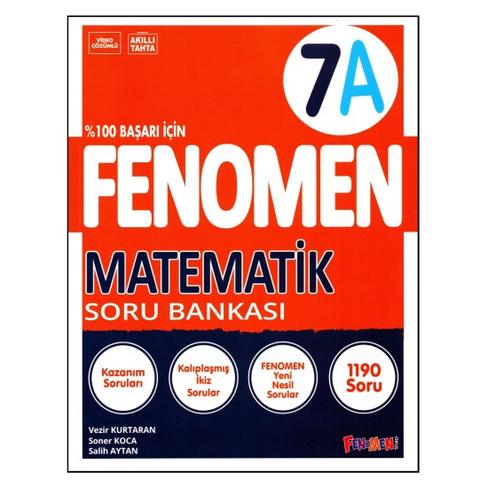 Fenomen 7. Sınıf 7A Matematik Soru Bankası 