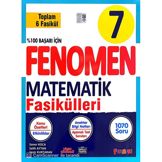 Fenomen 7. Sınıf Matematik Yeni Kapaklı Konu Özetli Soru Bankası Fasikülleri 6 Fasikül Fenomen 7. Sınıf Matematik Yeni Kapaklı Konu Özetli Soru Bankası Fasikülleri 6 Fasikül