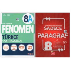 FENOMEN 8. SINIF 8A TÜRKÇE+NEWTON SADECE PARAGRAF (2 KİTAP)