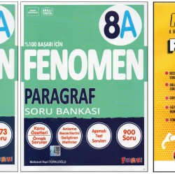 FENOMEN 8. SINIF 8A TÜRKÇE+PARAGRAF+NEWTON KONDİSYON PARAGRAF (3 KİTAP)