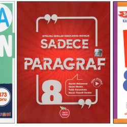 FENOMEN 8. SINIF 8A TÜRKÇE+NEWTON SADECE PARAGRAF+KURMAY KAZANIM KAVRAMA D. (3 KİTAP)