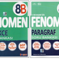 FENOMEN 8. SINIF 8B TÜRKÇE+8A PARAGRAF (2 KİTAP)