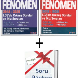 Fenomen 8. Sınıf Çıkmış Sorular ve İkiz sorular Tüm Dersler (2018-2025)+Hediye