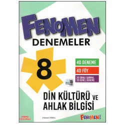 Fenomen 8.Sınıf Din Kültürü ve Ahlak Bilgisi Denemesi