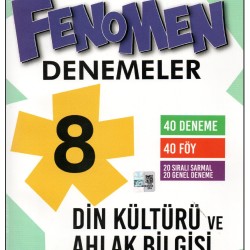 Fenomen 8.Sınıf Din Kültürü ve Ahlak Bilgisi Denemesi
