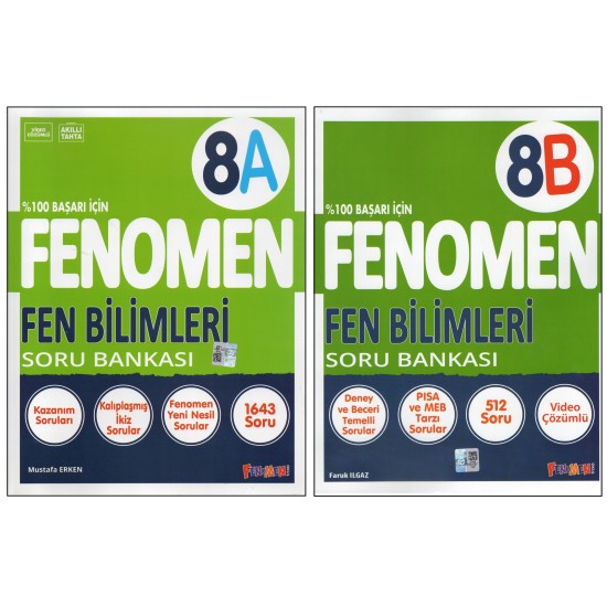 FENOMEN 8. SINIF FEN B. 8A+8B (2 KİTAP)